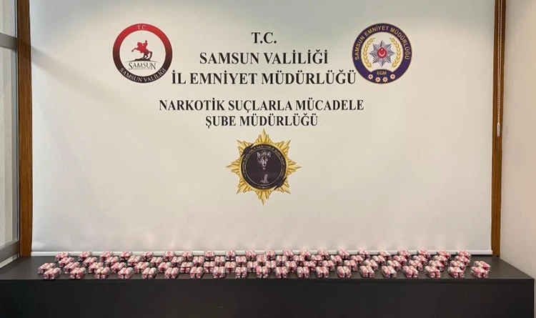 Samsun'da uyuşturucu operasyonu: 11 binden fazla hap ele geçirildi